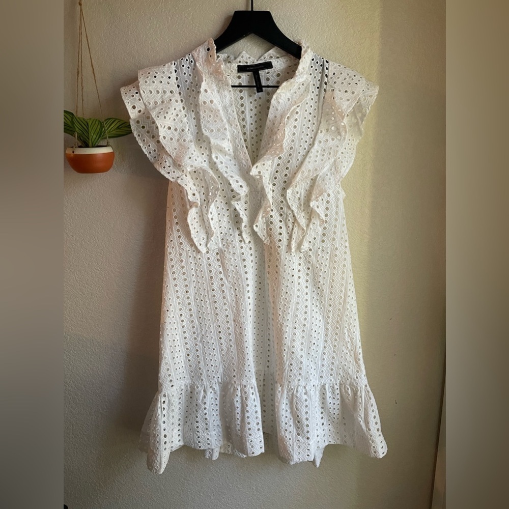 BCBGMAXzZRIA eyelet dress